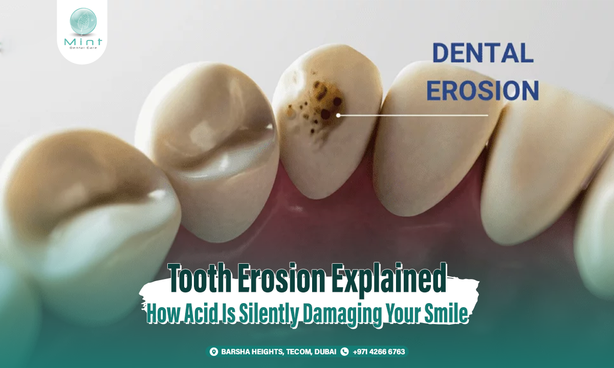 Tooth Erosion Explained: How Acid Is Silently Damaging Your Smile