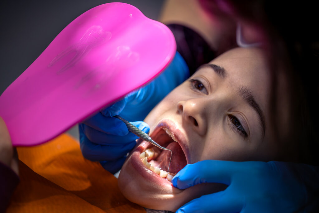 Child assessed for the effects of tongue tie on speech and feeding