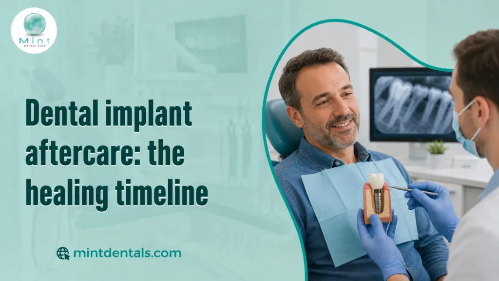 Dental implant aftercare: the healing timeline
