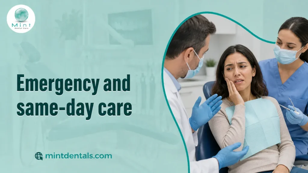 Emergency and same-day care