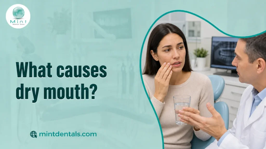 What causes dry mouth?