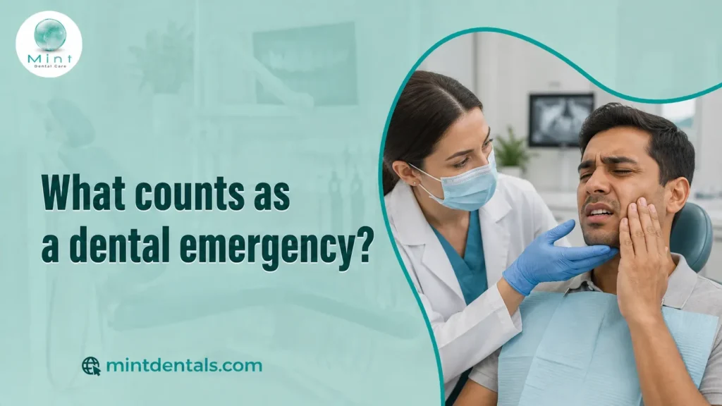 What counts as a dental emergency?