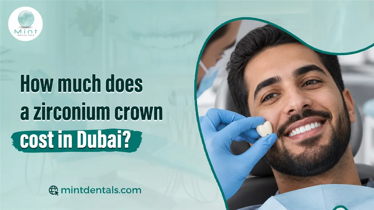 How much does a zirconium crown cost in Dubai?