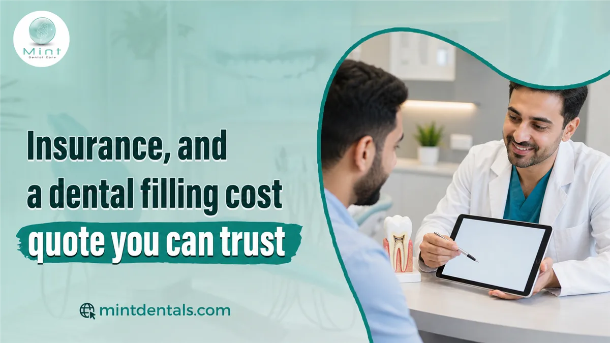 Insurance, and a dental filling cost quote you can trust