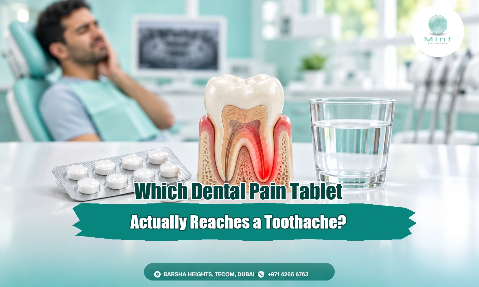 Dental pain tablet