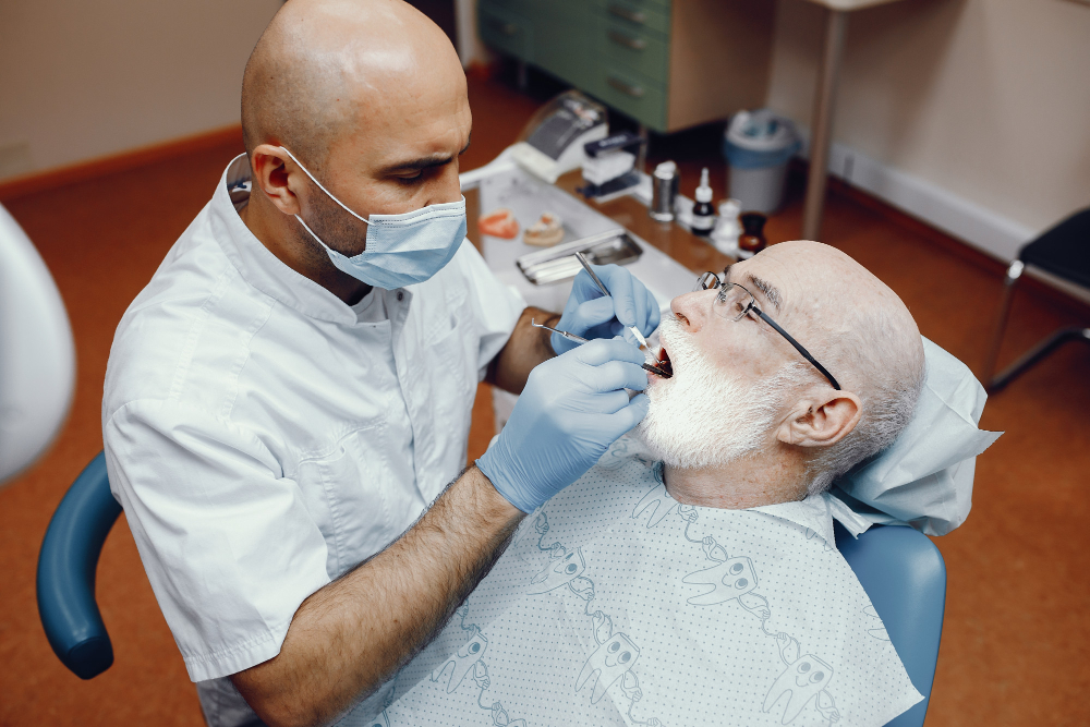 Patient suited for All-on-6 implants in Dubai