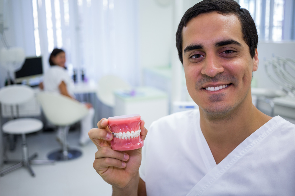 Metal-free zirconia ceramic dental implant
